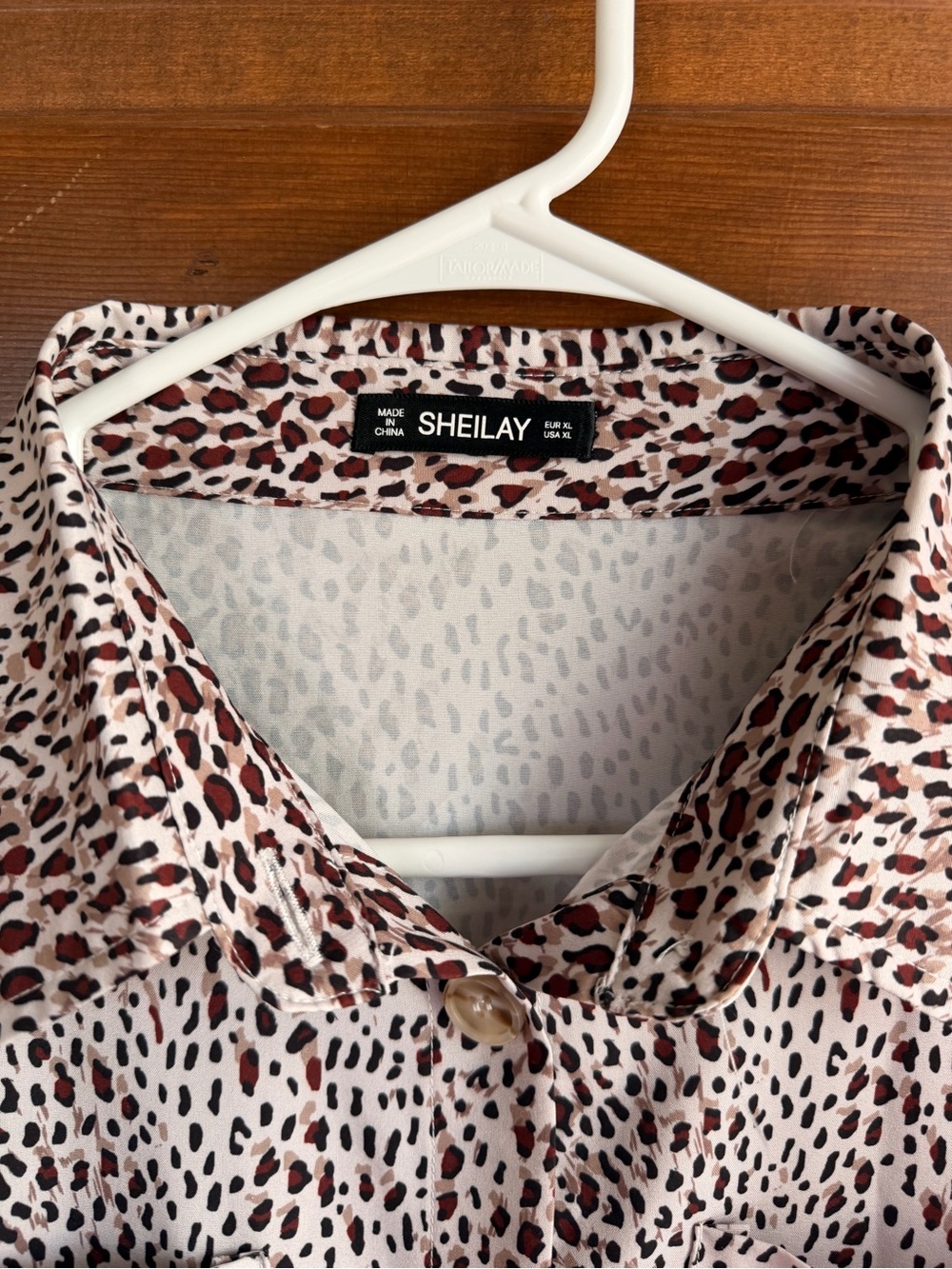 SHEILAY LEOPARD BUTTON DOWN TUNIC OR MINI DRESS 🐆 - Picture 2 of 4